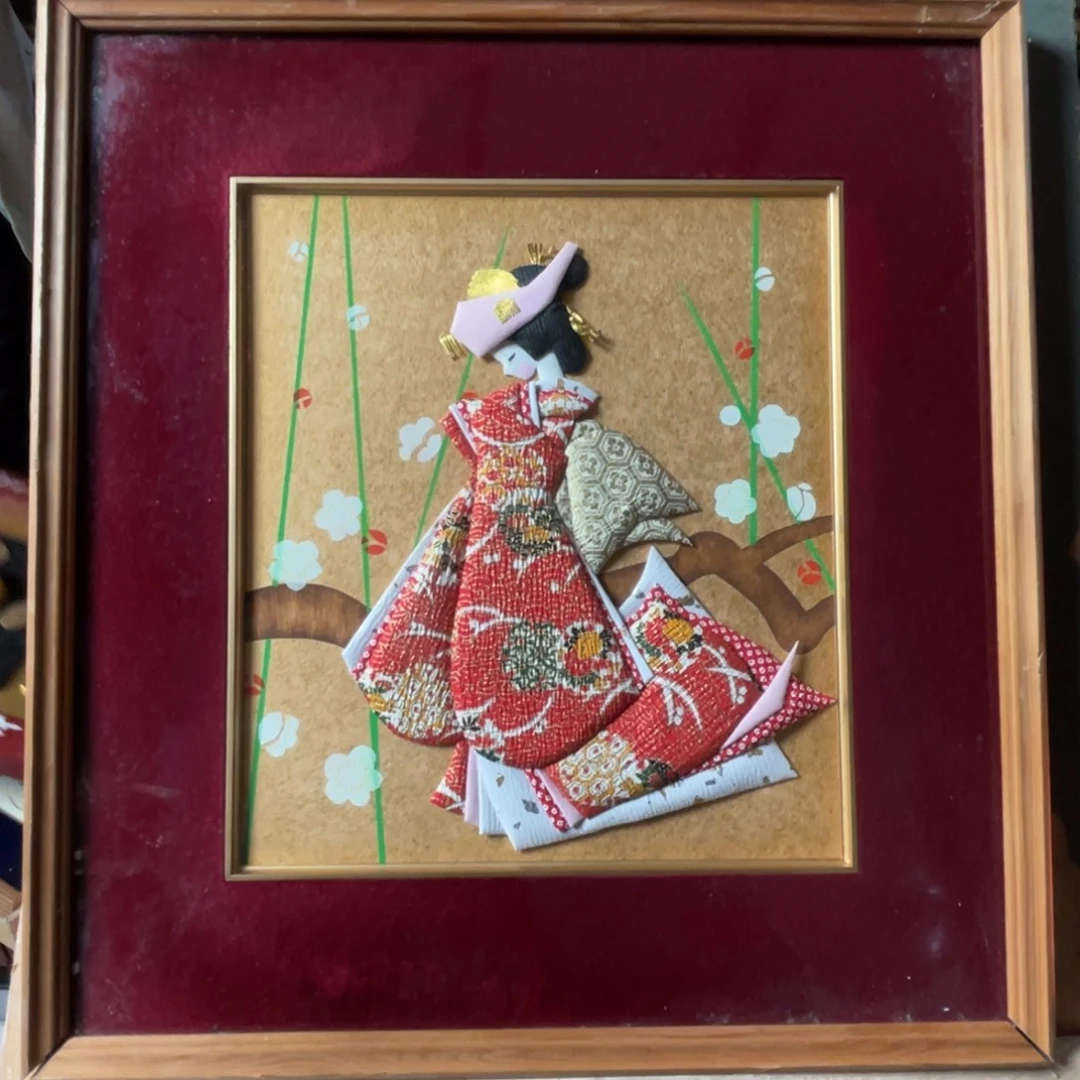 中古框画有些瑕疵看好下单不退不换