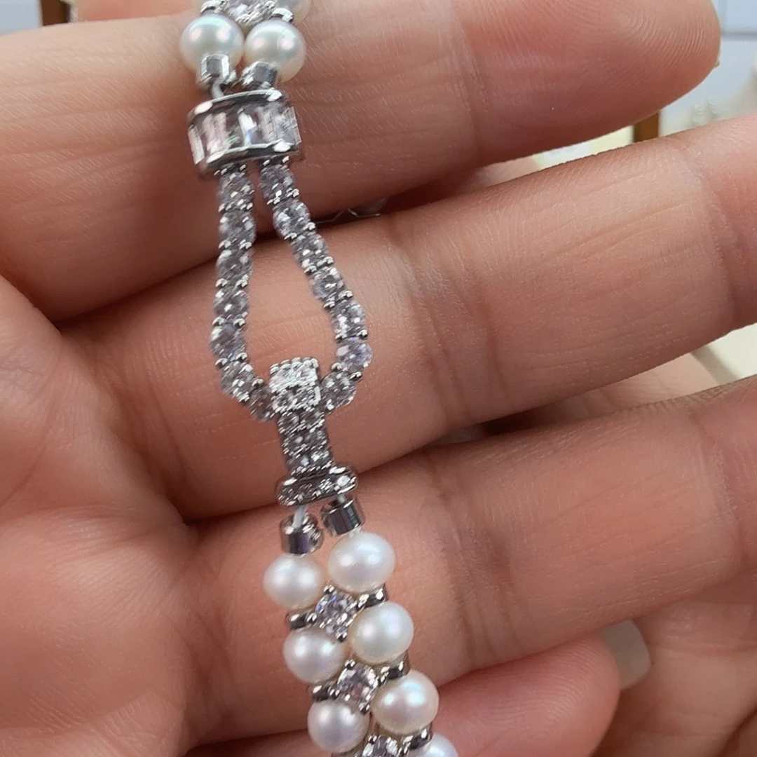 未镶嵌手链淡水珍珠