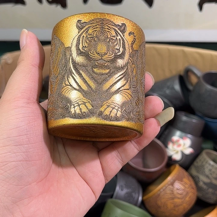 茶杯紫砂全手工紫砂主人杯