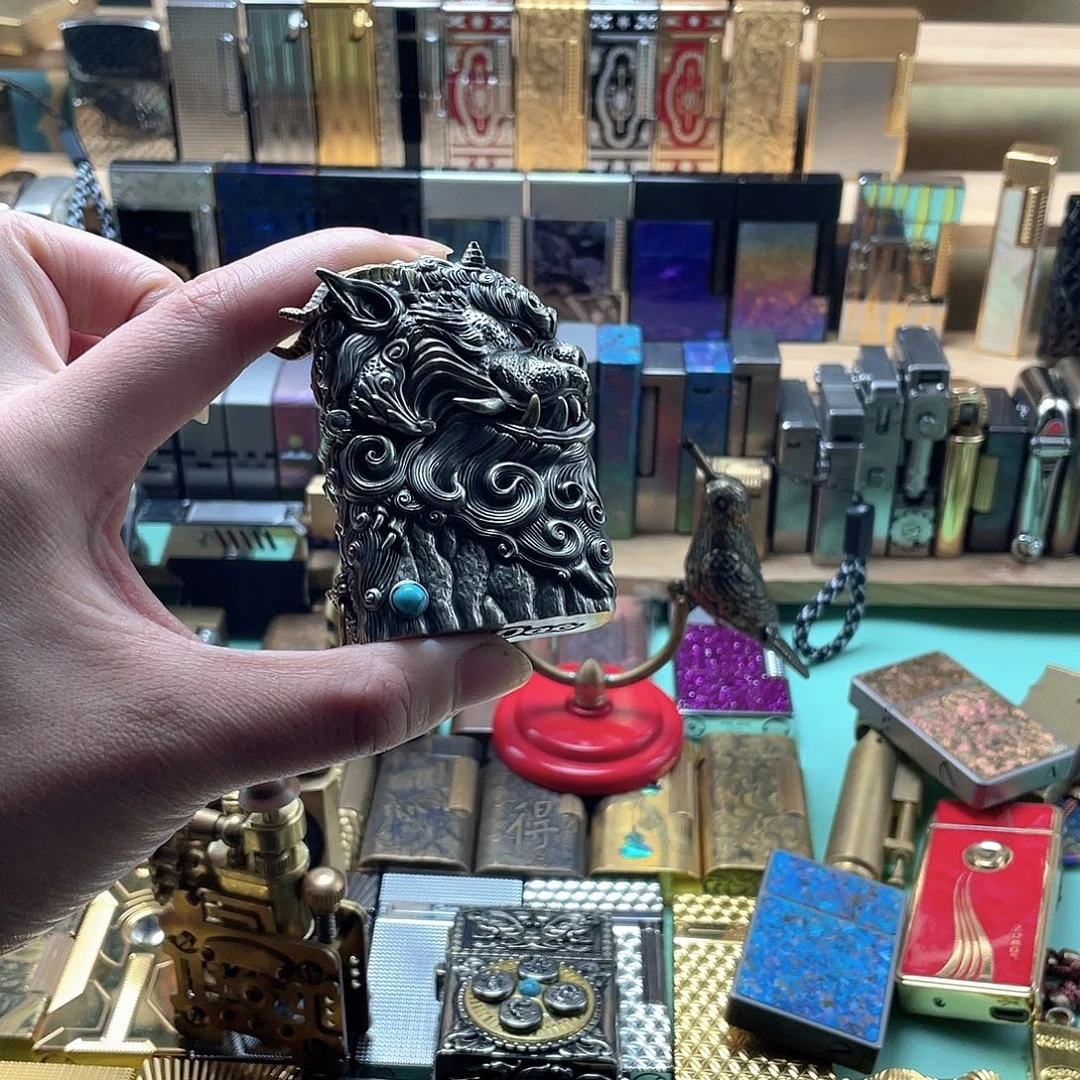 铜白铜直播间福利打火机