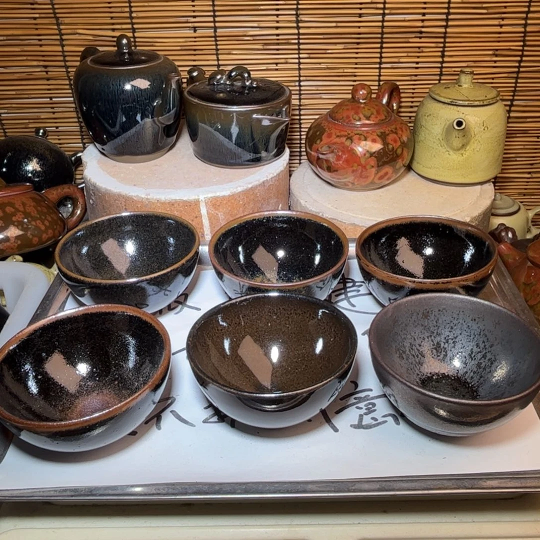 初***哥茶盏建窑建盏 微瑕作品