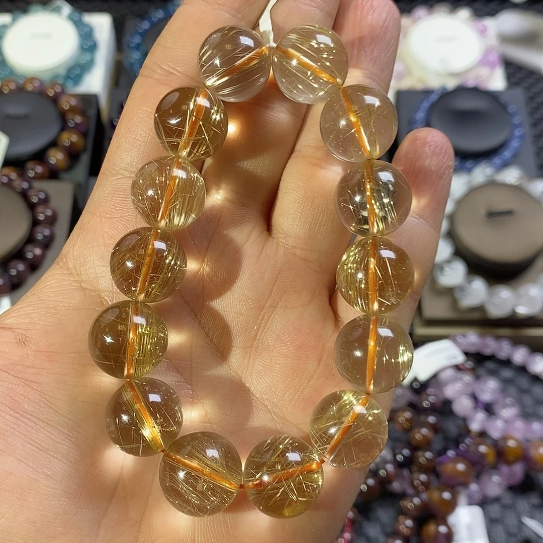 水晶手链未镶嵌维纳斯金发晶