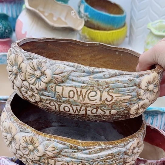 多肉绿植陶瓷花盆