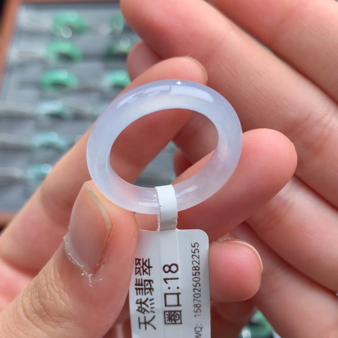 翡翠戒指未镶嵌天然