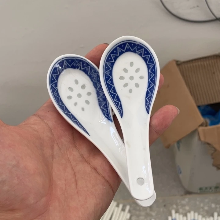 摆件景德镇高温细白瓷餐具