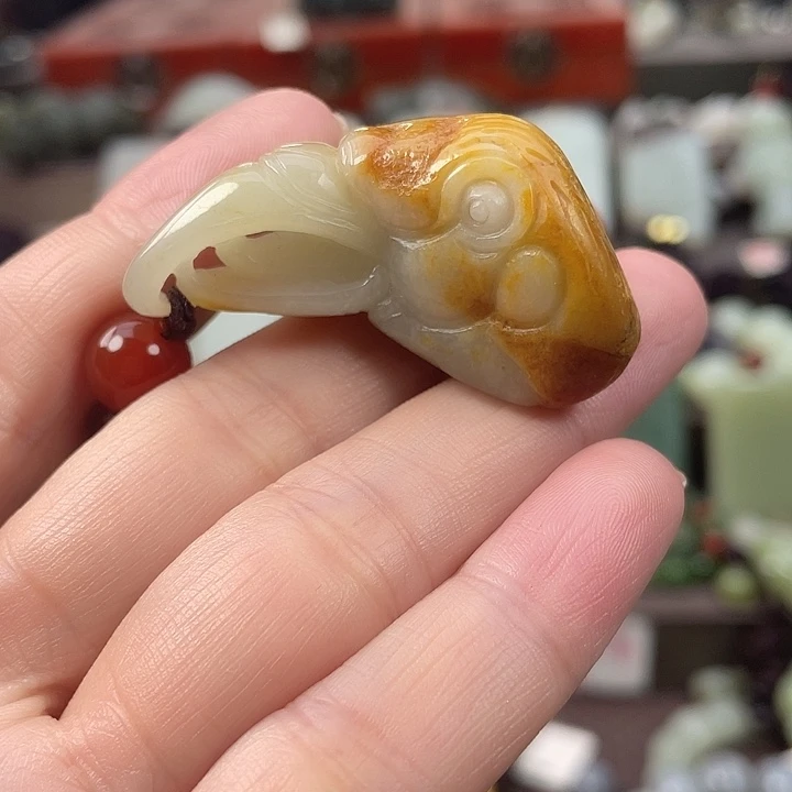 和田玉未镶嵌吊坠(不含链)