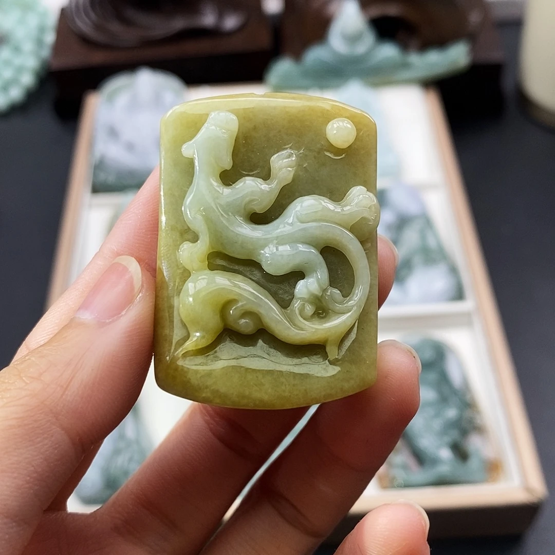 翡翠未镶嵌颈饰缅甸翡翠a货