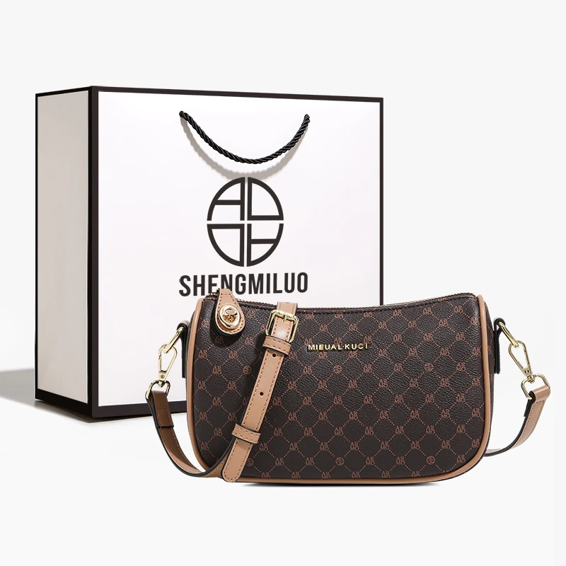 SHENGMILUO/圣米洛中年女士单肩小包妈妈包包新款时尚女包斜挎包