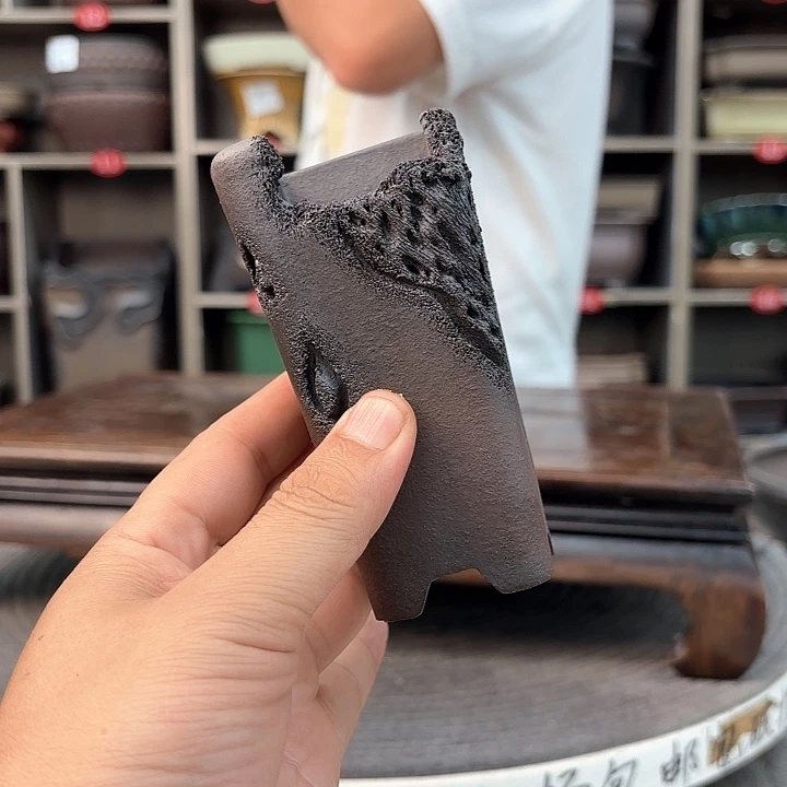 紫砂花盆紫砂的花开了吗你在