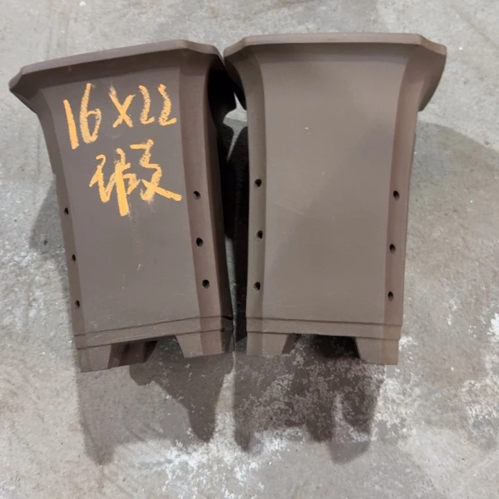 紫砂紫砂花盆破损补发高度22口径16俩只