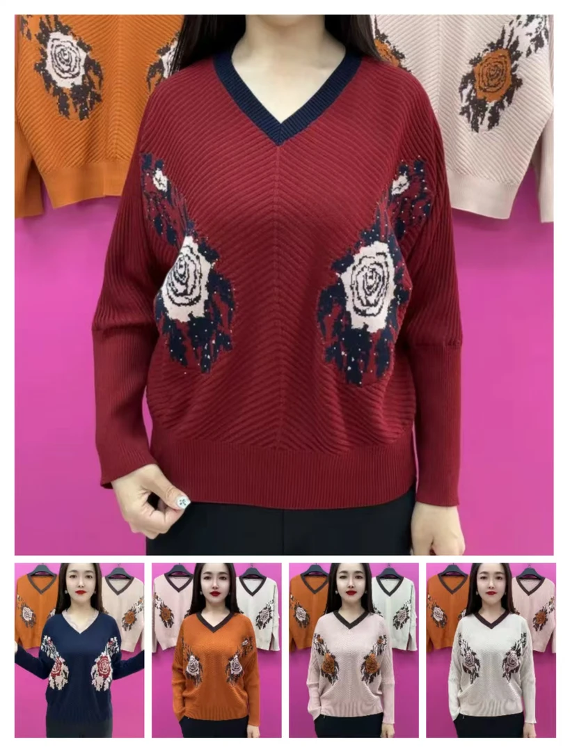 K99-5811大花款蝙蝠衫