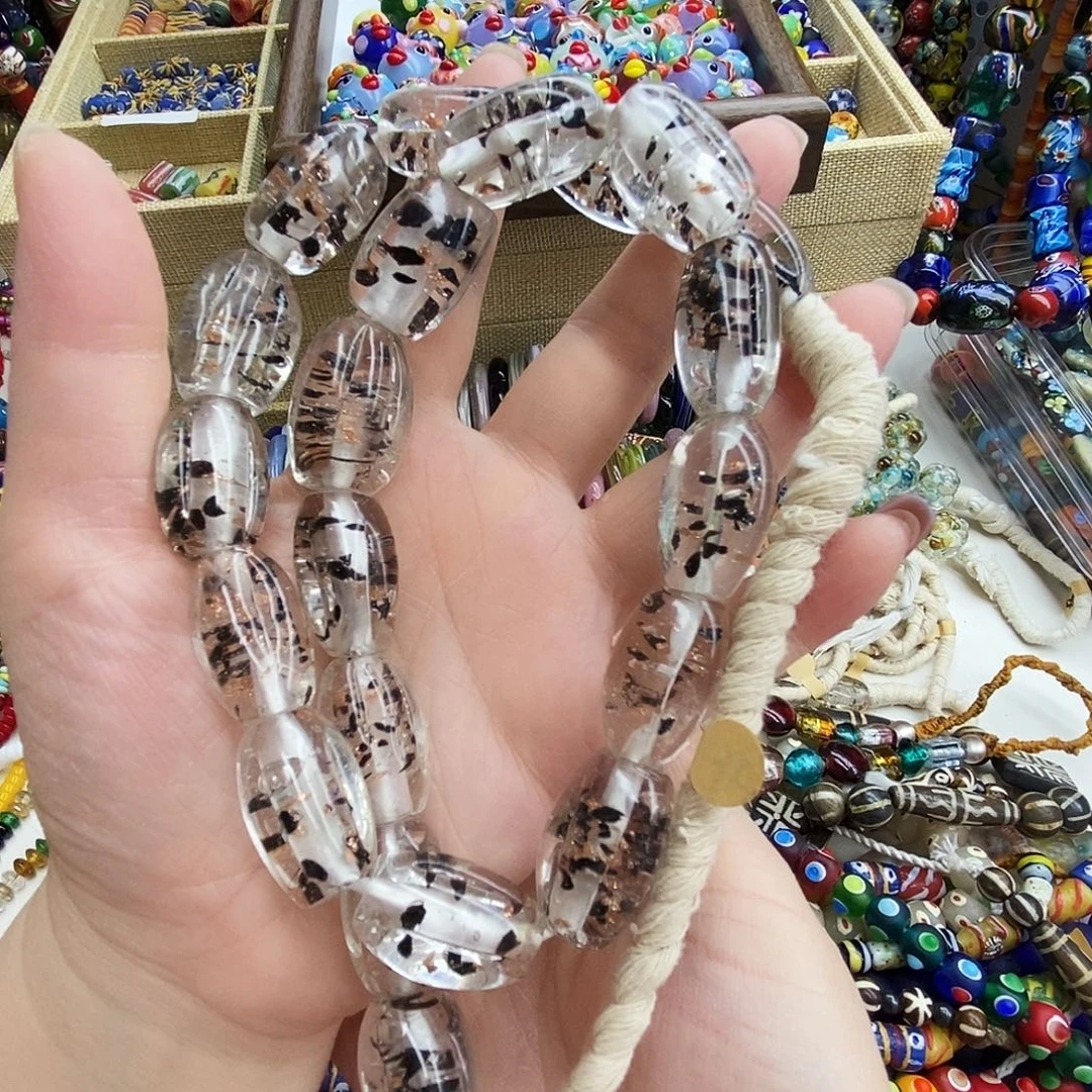 颈饰琉璃尼泊尔瓜珠078