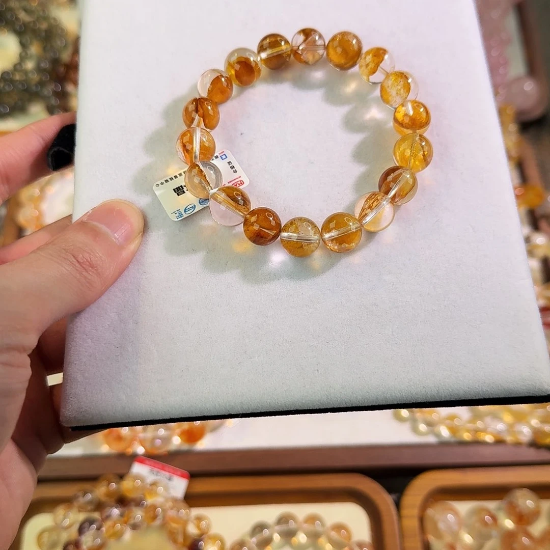 水晶手链未镶嵌焦糖胶花11