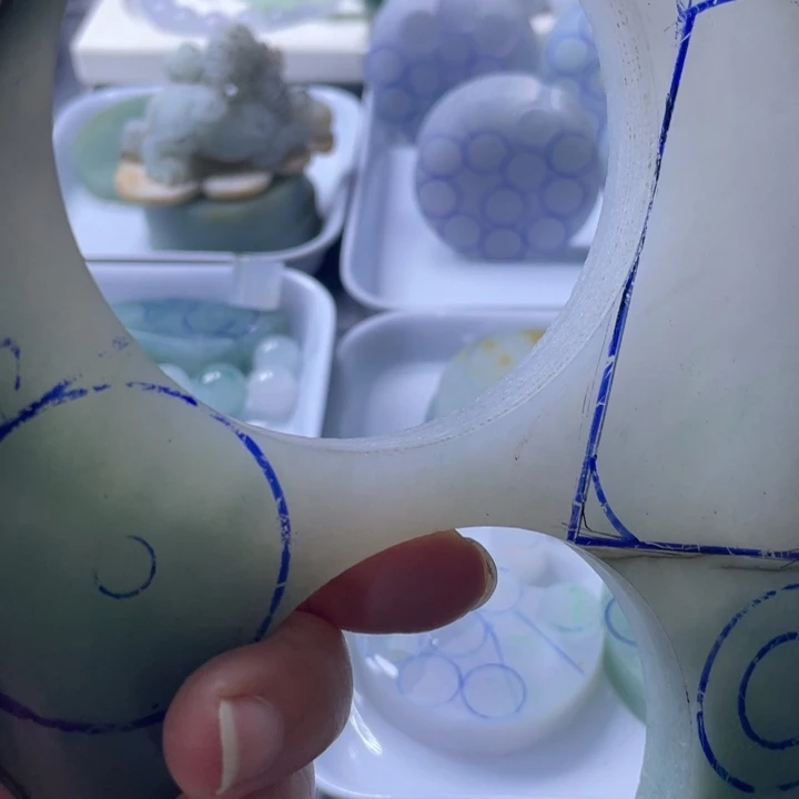 户***汉未镶嵌定制翡翠板料直发