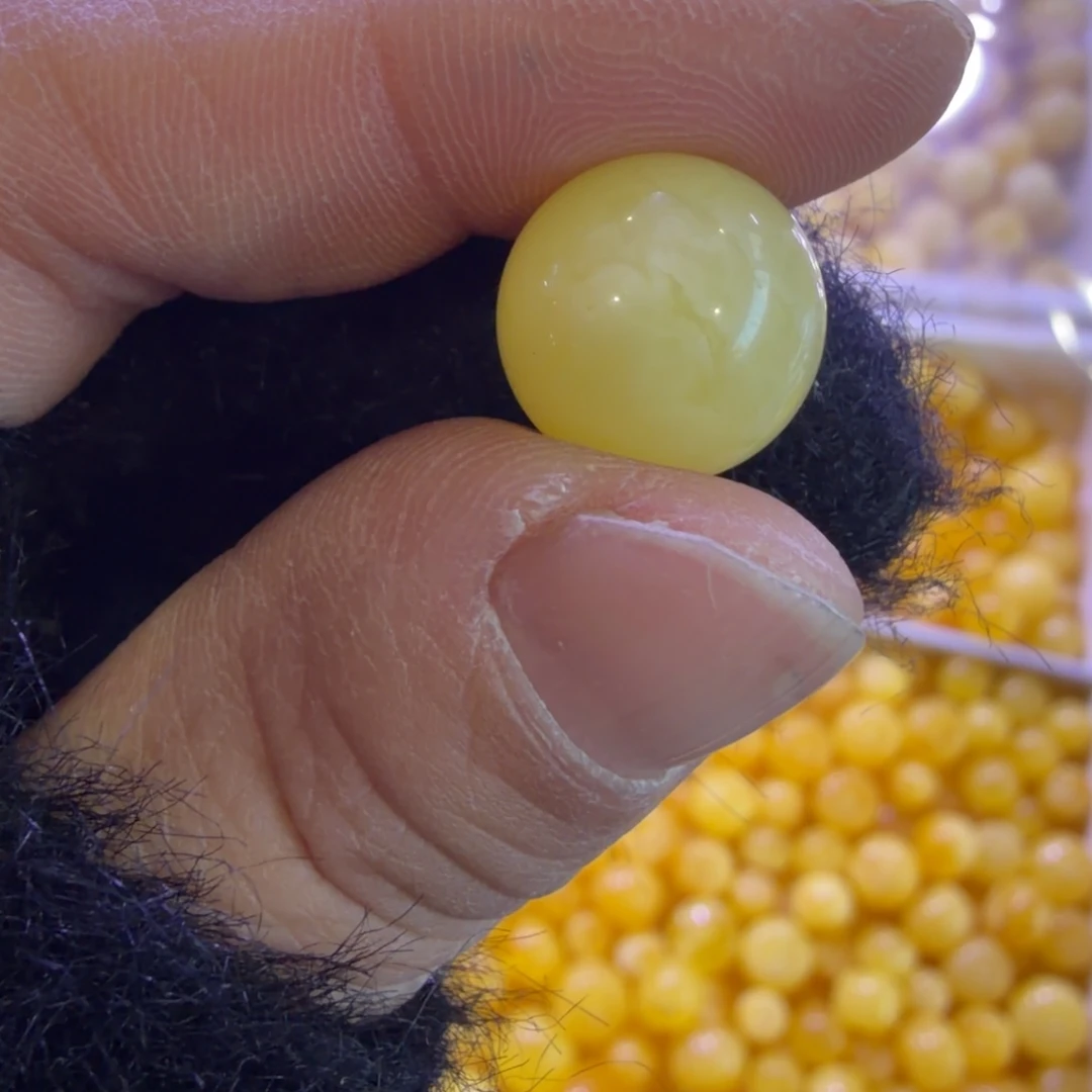 琥珀未镶嵌手链圆珠13