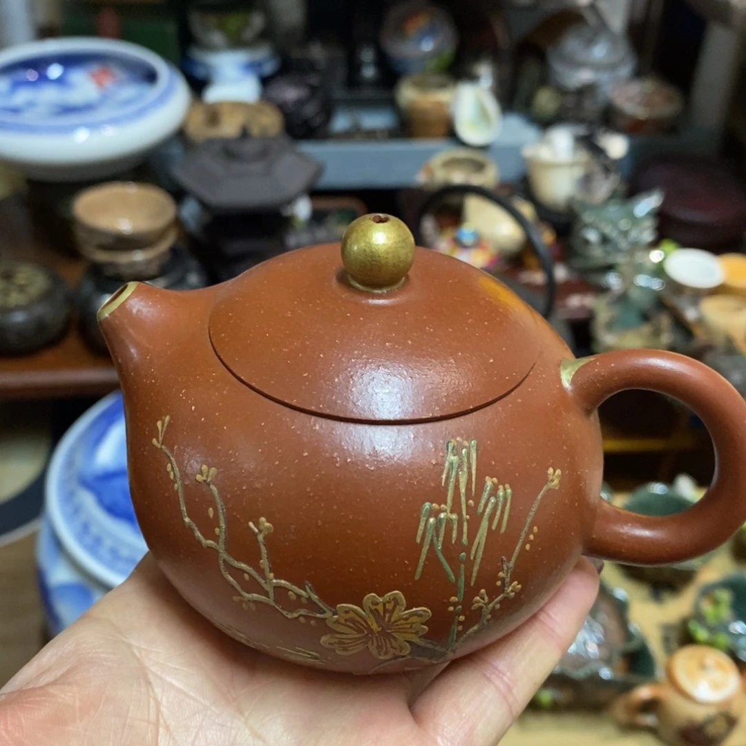 紫砂茶壶密胺手绘陶瓷