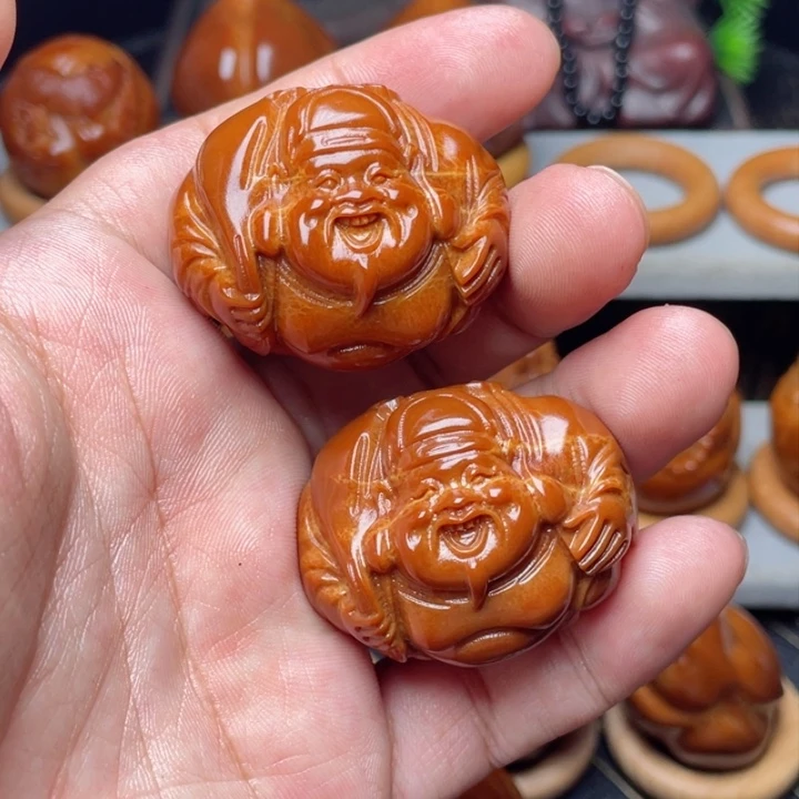 把件橄榄核横财手球3.3