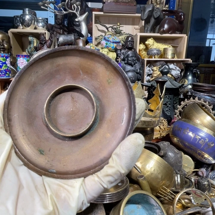 鸿**祖大阪回流铜器摆件15