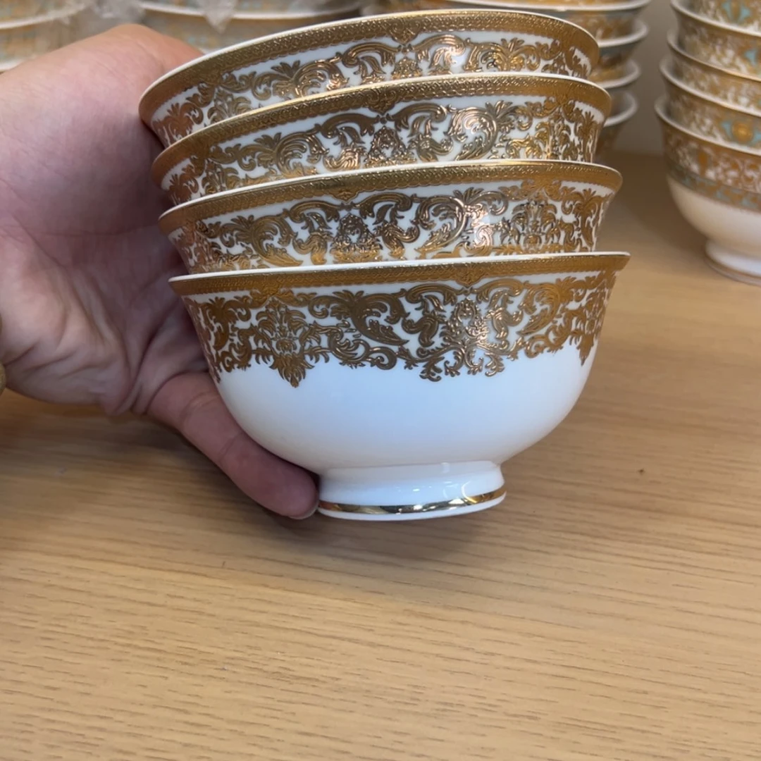 【闪购商品】瓷片4.75寸米饭碗四个一单打包价