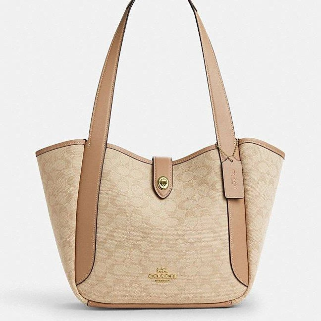 COACH蔻驰经典标志HADLEY旋锁托特包CAK51 IMLG6