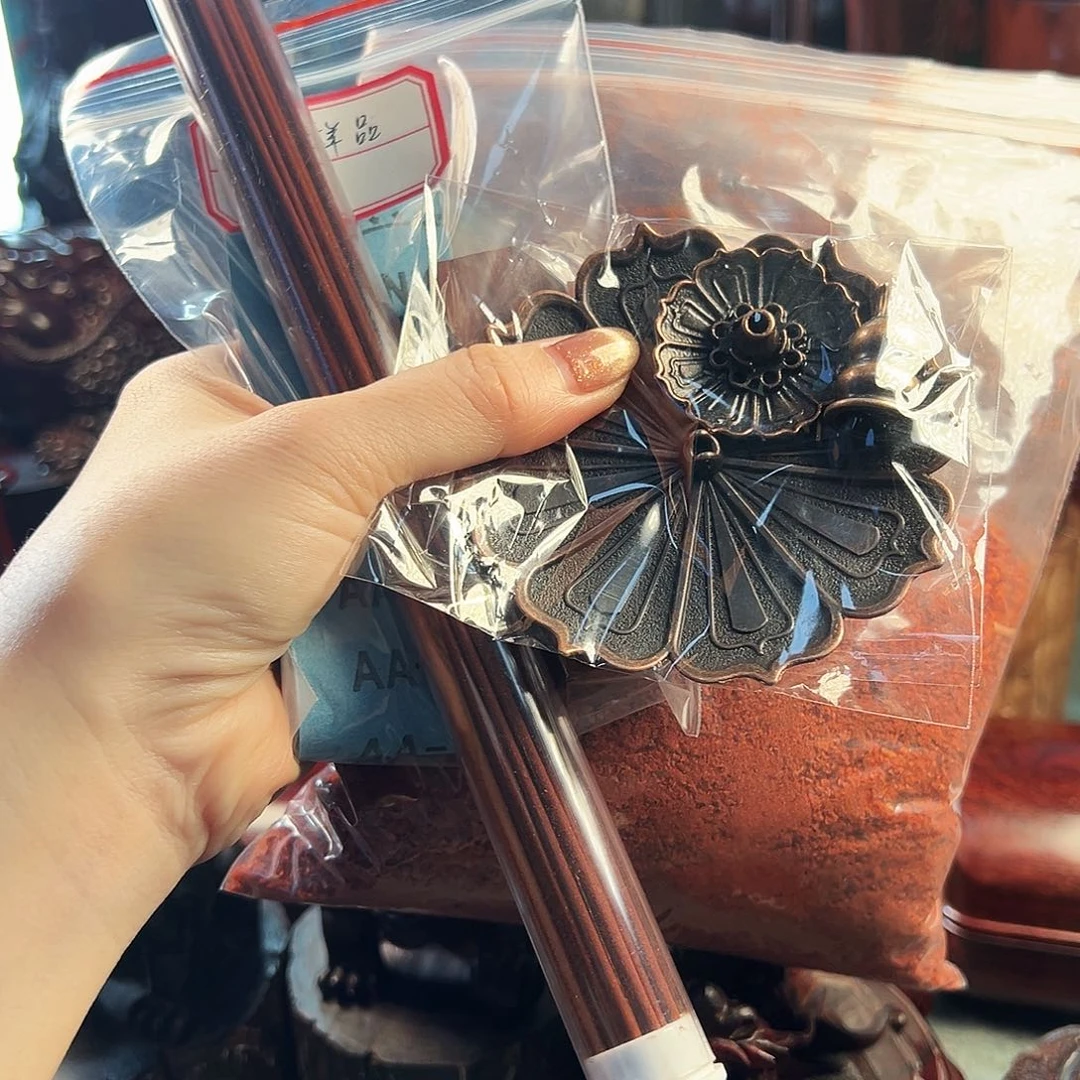 线香大**图福利印度小叶紫檀线香➕粉