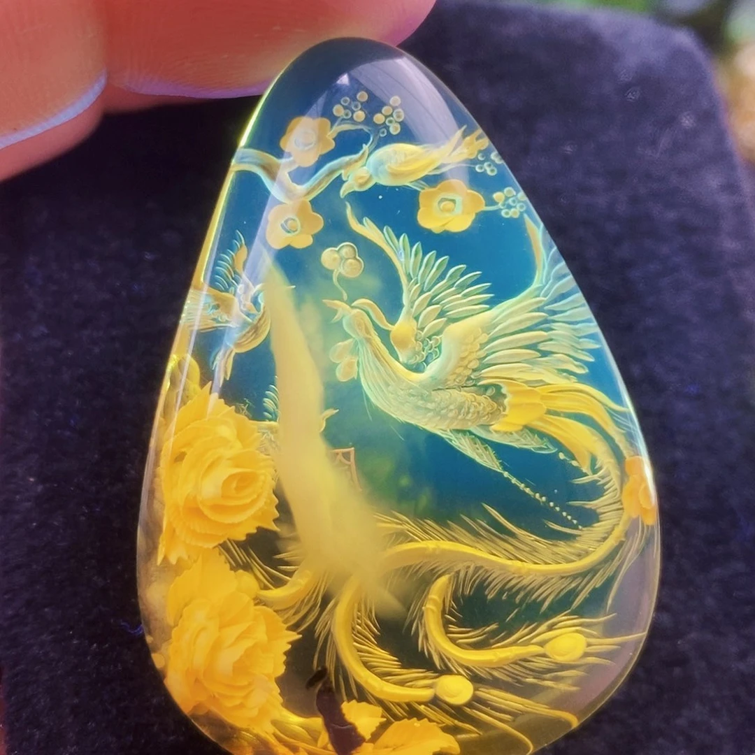 【闪购商品】金珀吊坠(不含链)未镶嵌