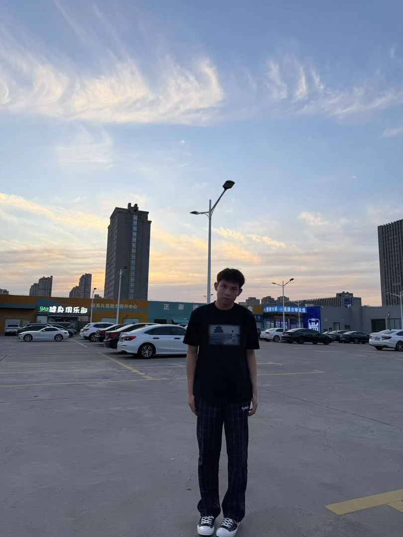 SYSSR刺绣蓝黑格子裤