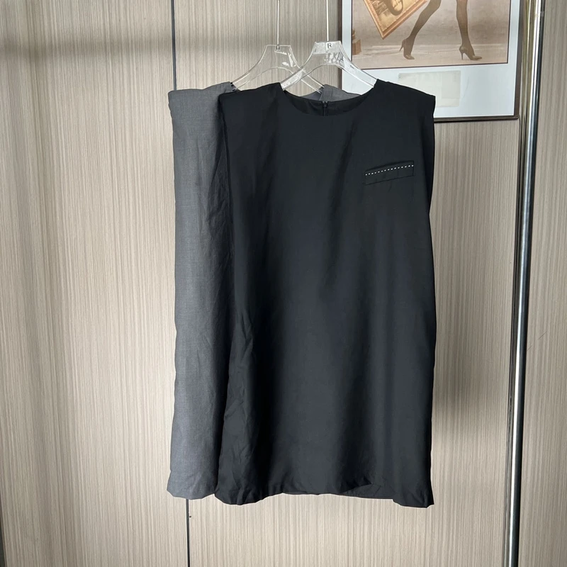 9893品牌撤柜精品女装时尚设计款宽松连衣裙