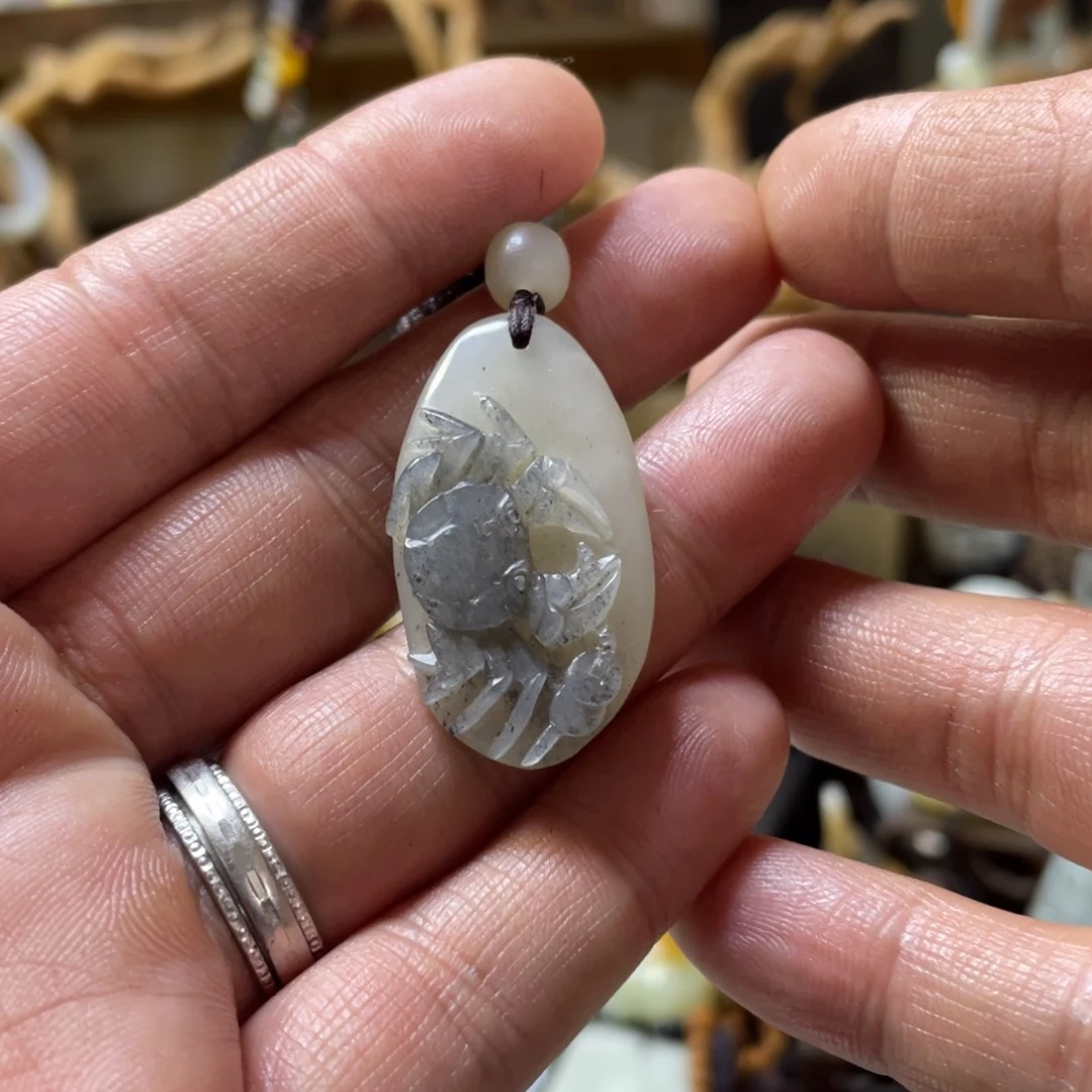 和田玉颈饰未镶嵌