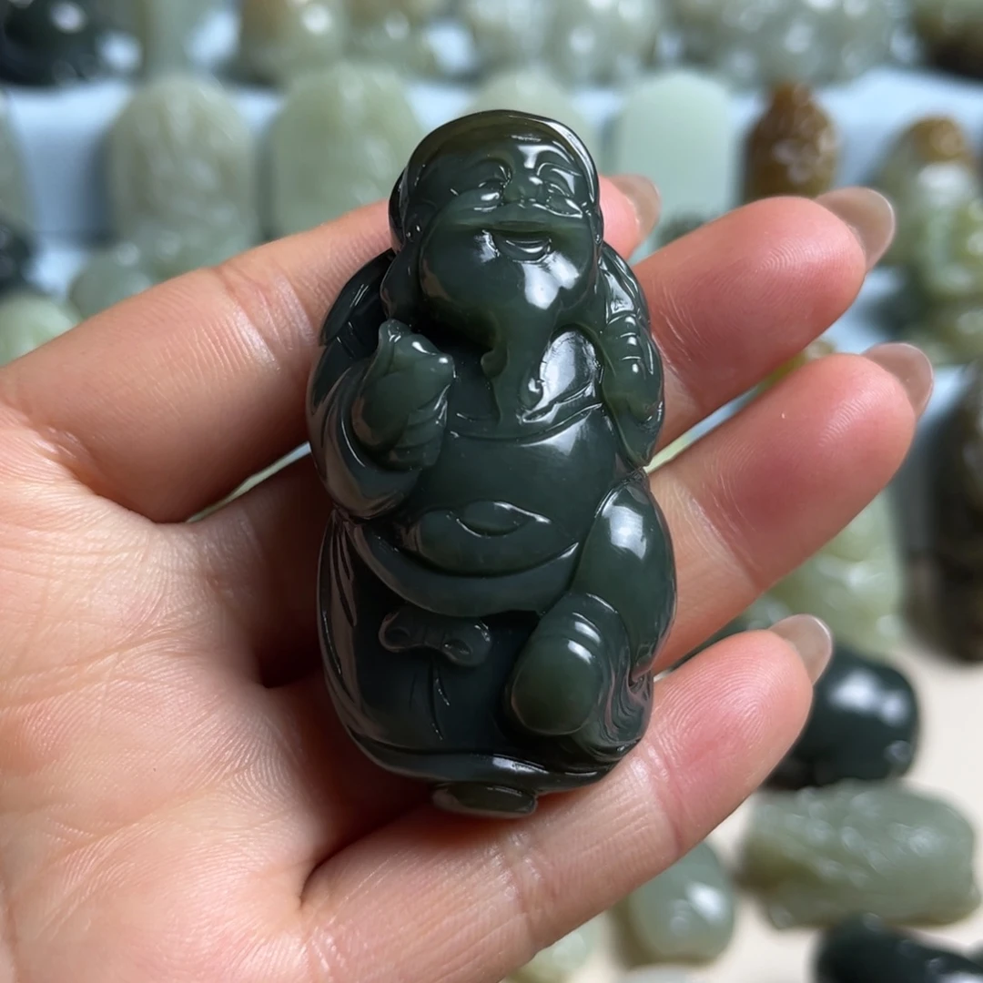 -***-和田玉未镶嵌把件