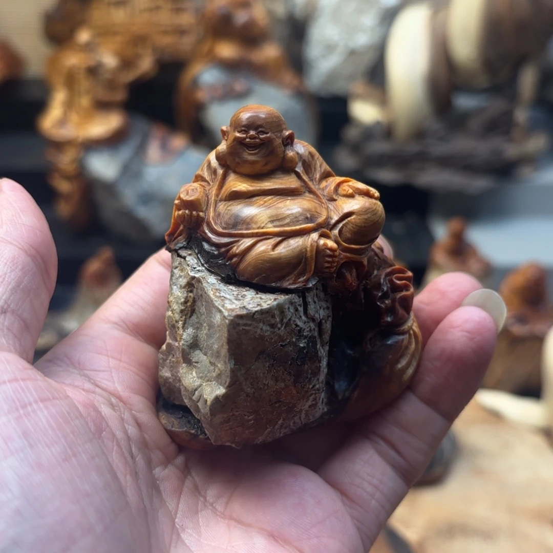 N***e柏木太行崖柏手工雕刻