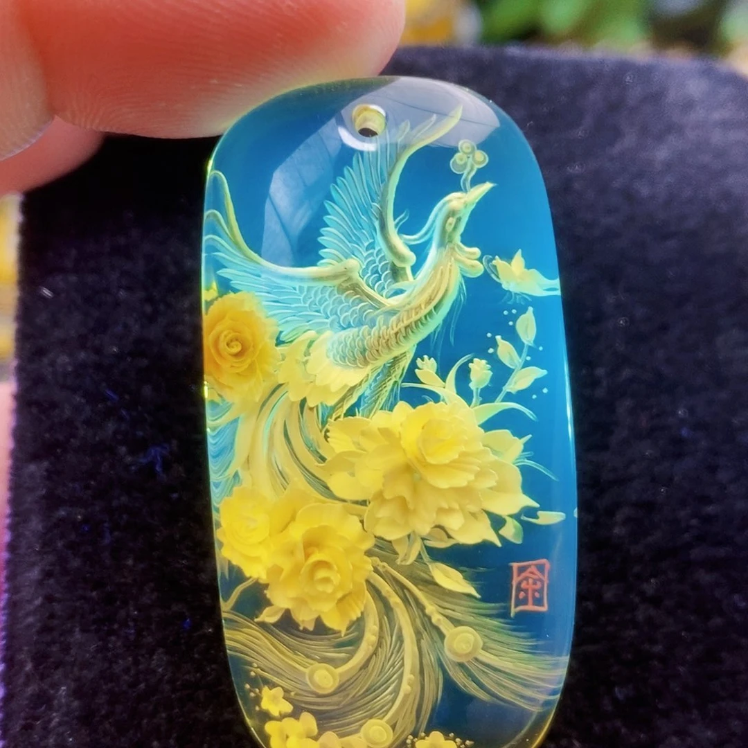 【闪购商品】金珀吊坠(不含链)未镶嵌