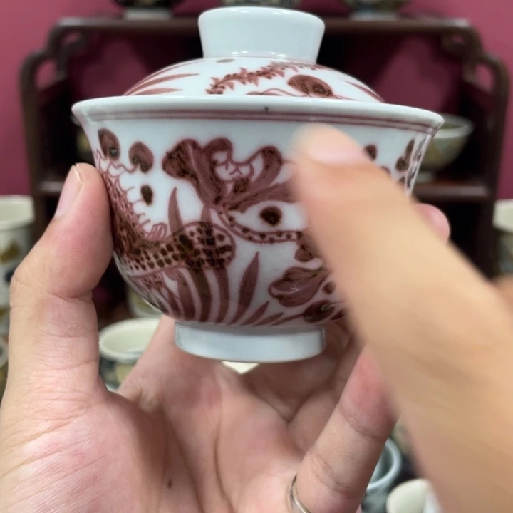 摆件景德镇陶瓷下午老陶