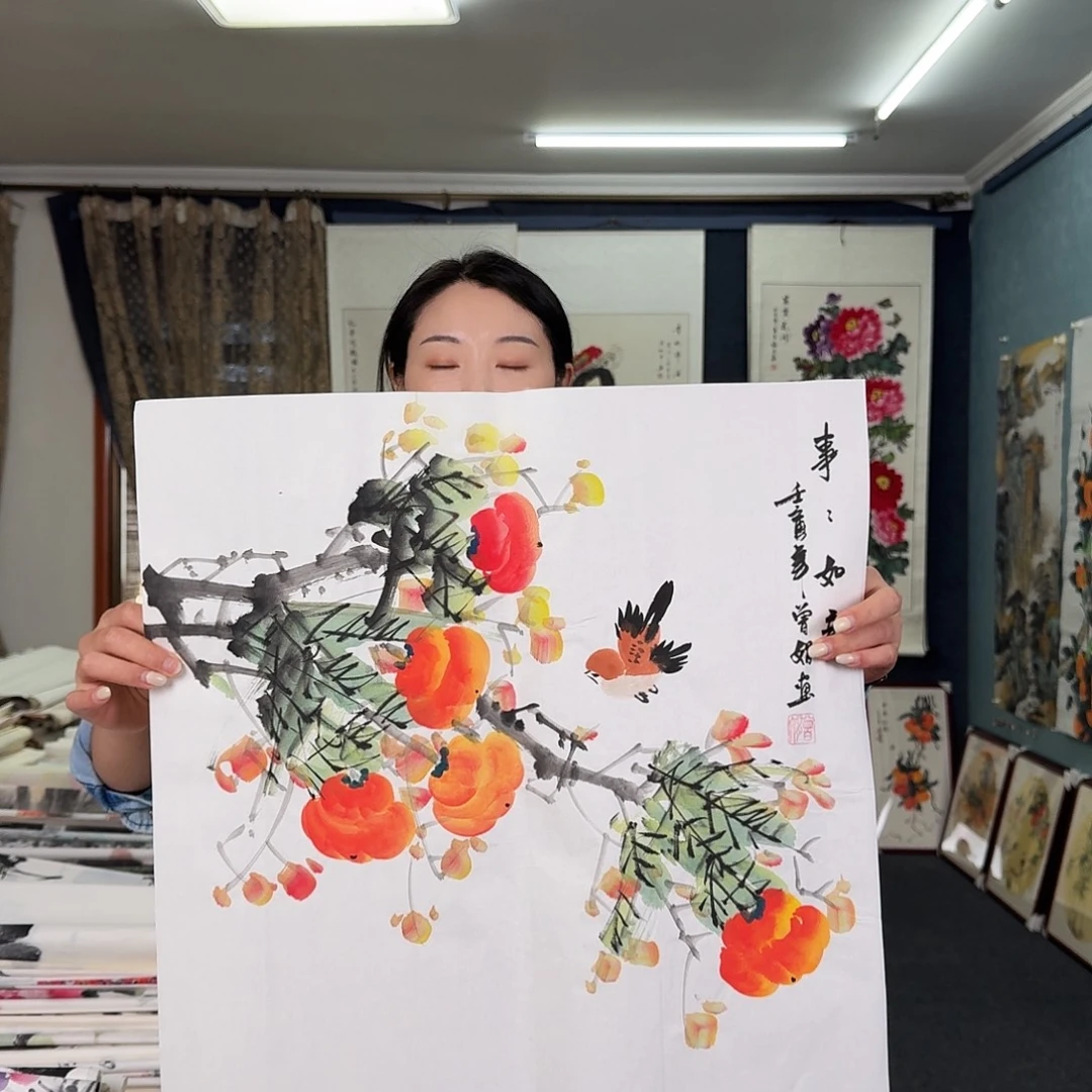 纯手绘国画作品作品