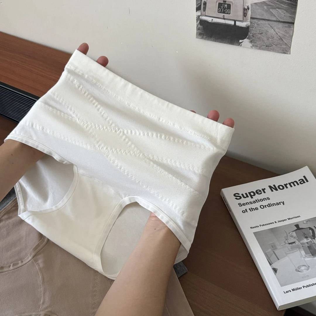 【高腰收腹棉柔内裤】X绷带加长底档微压塑形无痕舒适内裤-6102