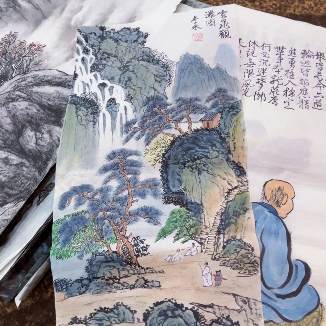 国画好****习姚贵老师四尺四开1111