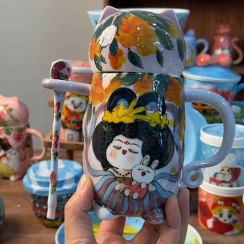 炉景德镇釉下手绘陶瓷