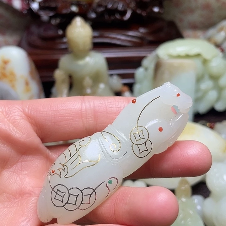 和田玉（糖玉）未镶嵌挂件