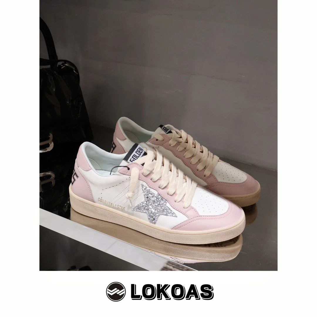 【新品】26早春新款手工复古做旧内增高小脏鞋拼色真皮休闲板鞋女