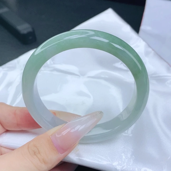 翡翠未镶嵌手镯56-57圈口