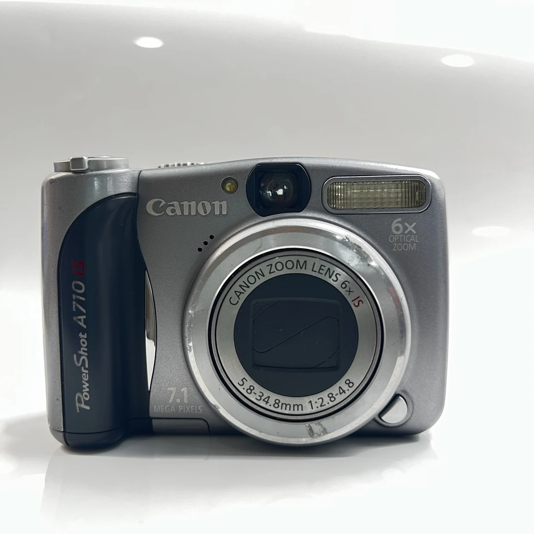 95新 Canon/佳能 a710灰色自备五号710万像素6倍变焦数码相机