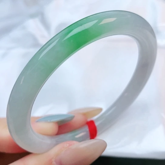 未镶嵌手镯翡翠53圆条882958