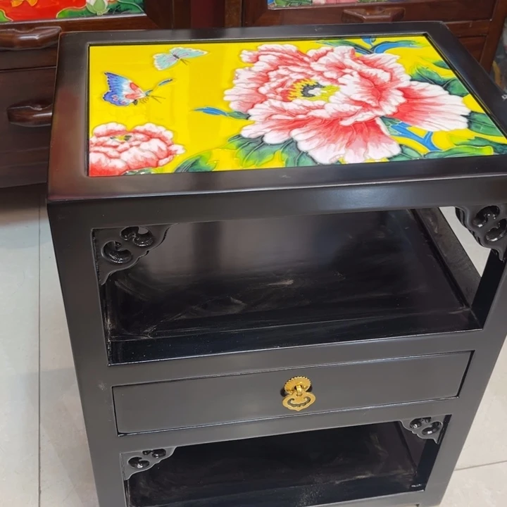 加大款瓷板画艺术作品玲珑大柜子