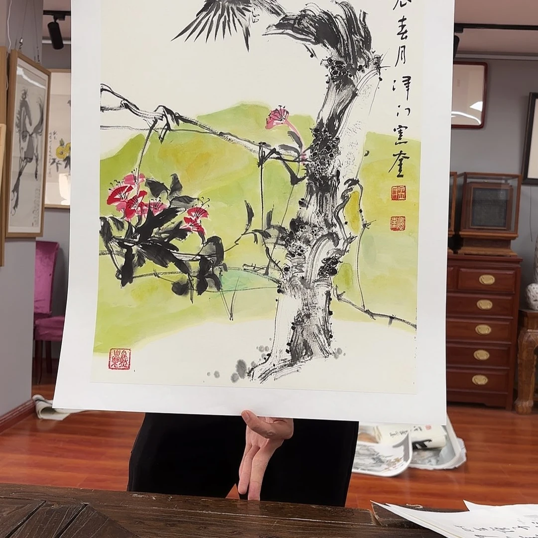 国画孟宪奎亲笔手绘