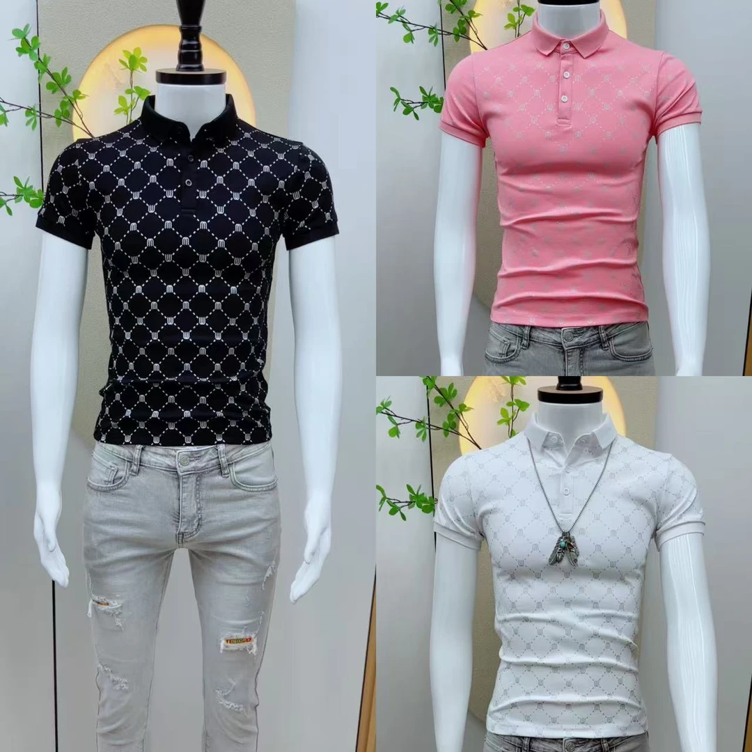 【夏季青货】网红时尚POLO衫翻领修身气质半袖潮流