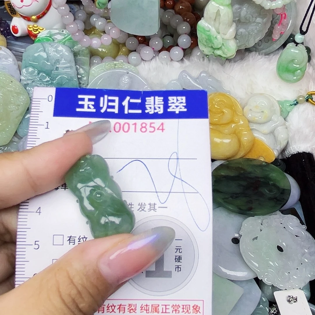 翡翠未镶嵌吊坠(不含链)11-