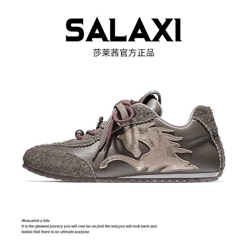SALAXI/莎莱茜 2025秋季德训鞋男女同款轻便软底复古经典运动鞋
