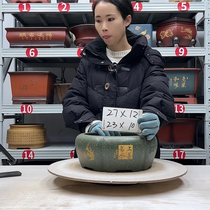 紫砂花盆紫砂花盆