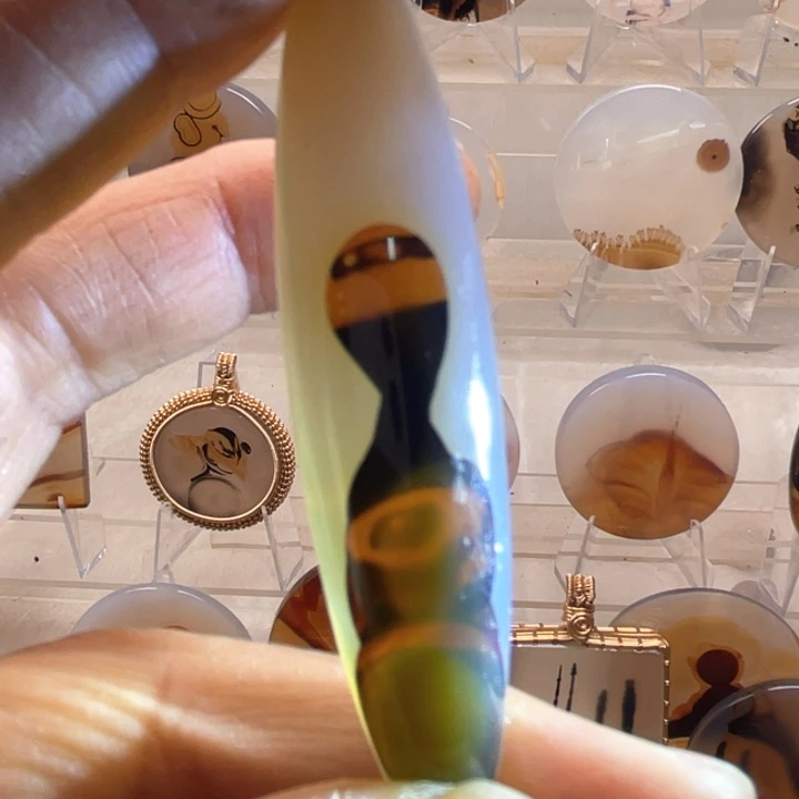 未镶嵌吊坠(不含链)玛瑙/玉髓