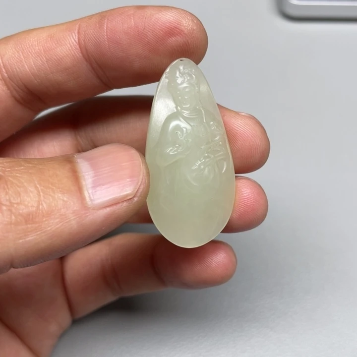 和田玉吊坠(不含链)未镶嵌眰*